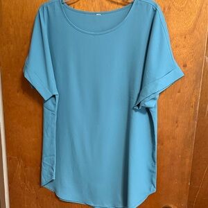 Zenana Outfitters Teal Blouse